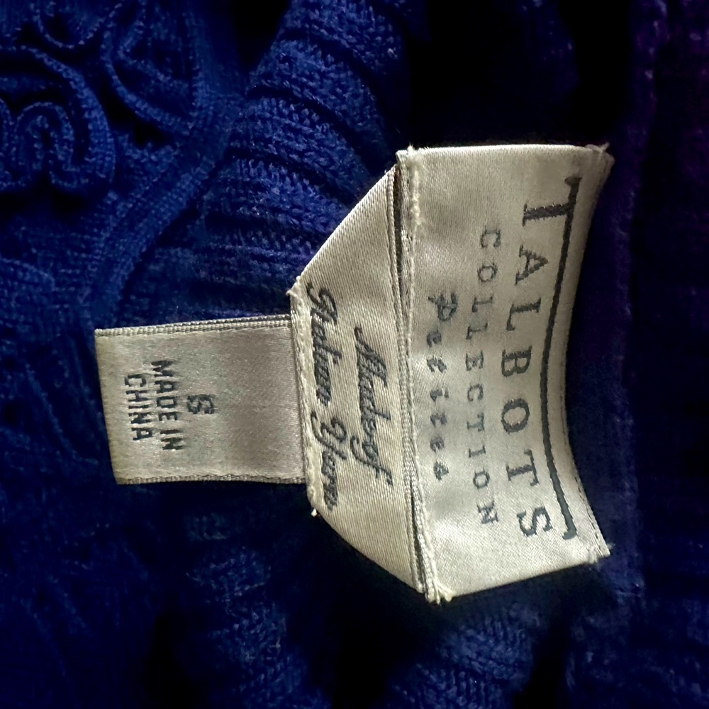 Royal blues crew neck sweater